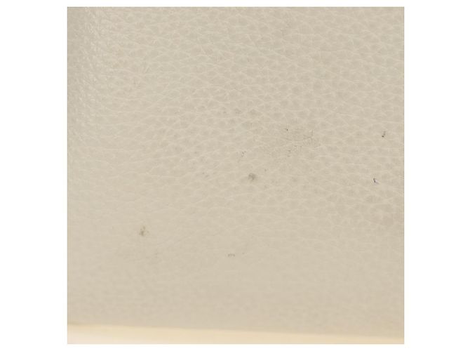 Borsa PRADA Vittero Dino Leather 2way White Gold Auth 190387V Bianco D'oro - vista 2