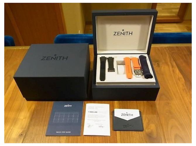 Zénith ZENITH Defy extreme Carbon 10.9100.9004/22.I200 Original Masculino Prata - vista 23