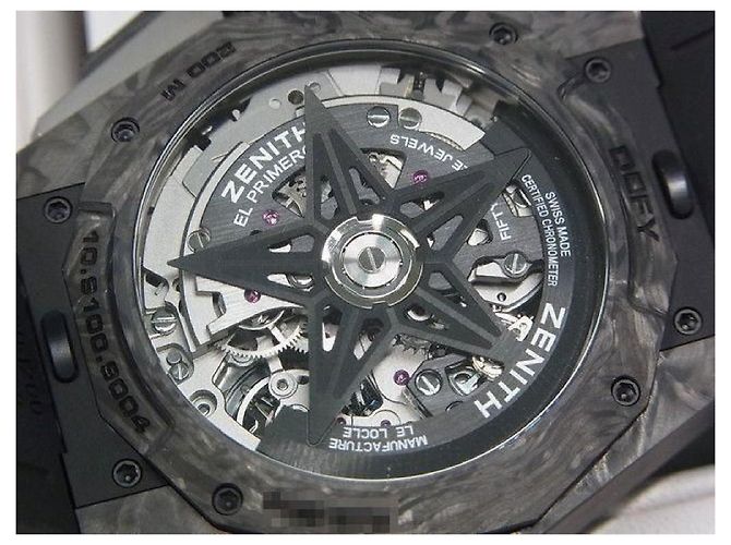 Zénith ZENITH Defy extreme Carbon 10.9100.9004/22.I200 Original Masculino Prata - vista 6