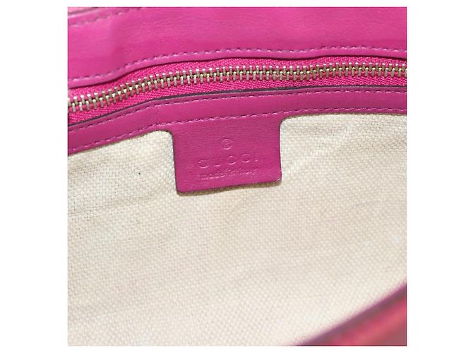 Borsa a tracolla GUCCI Chain Soho vernice Rosa Oro 336752 Auth ka5192 D'oro - vista 18