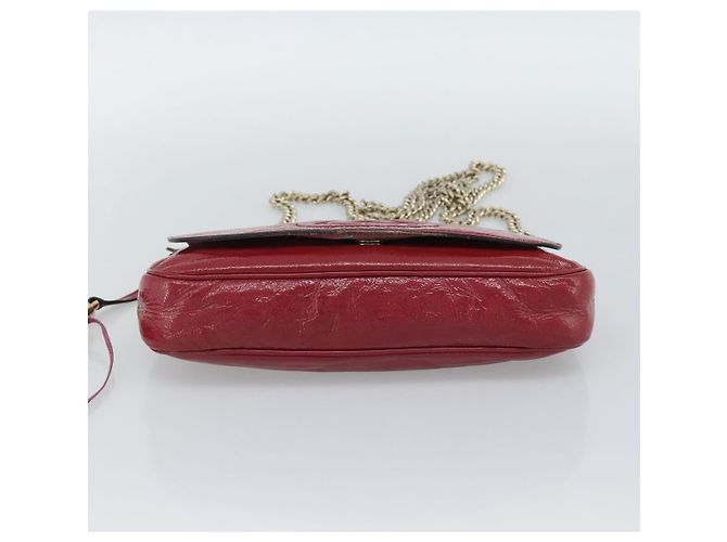 Borsa a tracolla GUCCI Chain Soho vernice Rosa Oro 336752 Auth ka5192 D'oro - vista 5