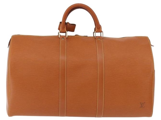 LOUIS VUITTON Epi Keepall 50 Boston Bag Marrone M42968 LV Auth 190130SAV - vista 2