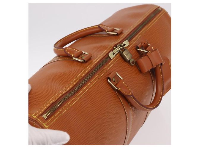 LOUIS VUITTON Epi Keepall 50 Boston Bag Marrone M42968 LV Auth 190130SAV - vista 6