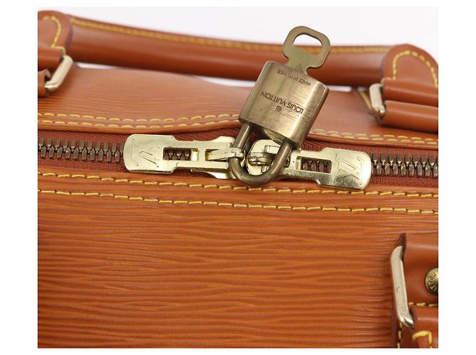LOUIS VUITTON Epi Keepall 50 Boston Bag Marrone M42968 LV Auth 190130SAV - vista 9