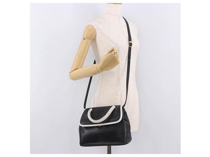 Borsa FENDI in pelle 2way Nera Auth bs35922 Nero - vista 27