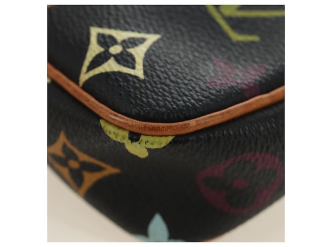 LOUIS VUITTON Pochette Accessoires Multicolor Black M92648 Auth BA13769V Nero - vista 18