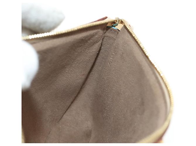 LOUIS VUITTON Pochette Accessoires Multicolor Black M92648 Auth BA13769V Nero - vista 22