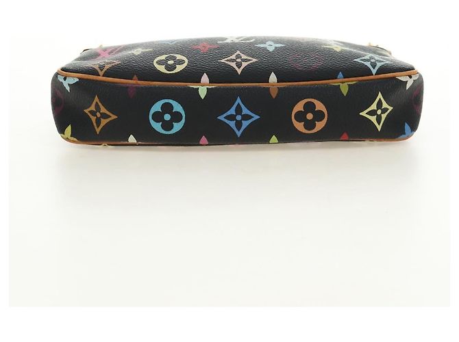 LOUIS VUITTON Pochette Accessoires Multicolor Black M92648 Auth BA13769V Nero - vista 5
