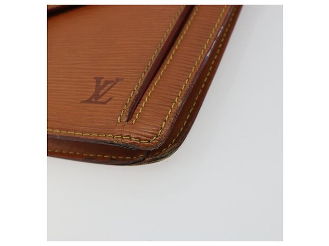 Clutch LOUIS VUITTON Epi Sellier Dragonne Zipang Gold M52618 LV Auth BA13919 - vista 14