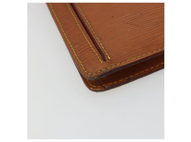Clutch LOUIS VUITTON Epi Sellier Dragonne Zipang Gold M52618 LV Auth BA13919 - vista 15