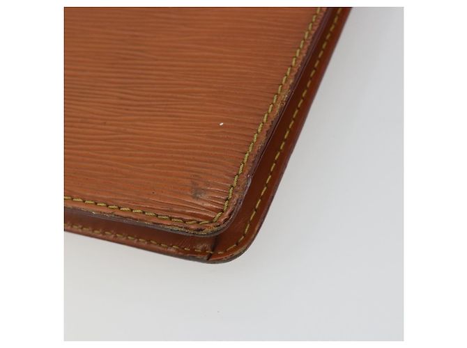 Clutch LOUIS VUITTON Epi Sellier Dragonne Zipang Gold M52618 LV Auth BA13919 - vista 16