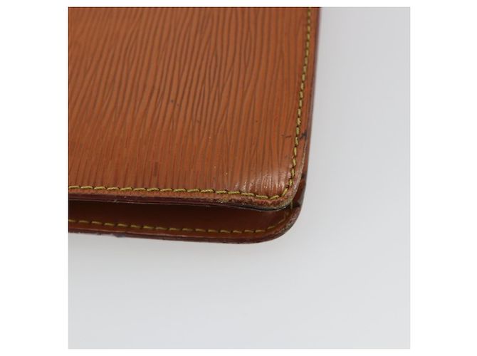 Clutch LOUIS VUITTON Epi Sellier Dragonne Zipang Gold M52618 LV Auth BA13919 - vista 17