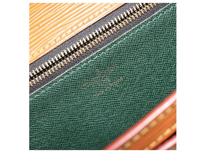 Clutch LOUIS VUITTON Epi Sellier Dragonne Zipang Gold M52618 LV Auth BA13919 - vista 19