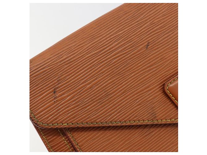 Clutch LOUIS VUITTON Epi Sellier Dragonne Zipang Gold M52618 LV Auth BA13919 - vista 7
