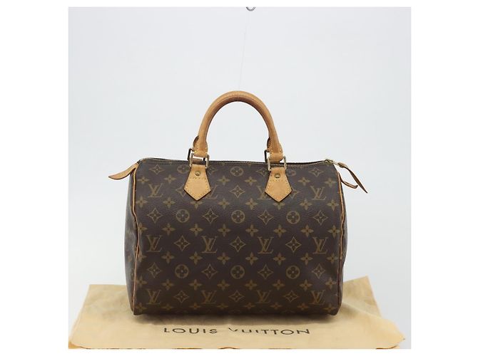 LOUIS VUITTON Borsa a Mano Monogram Speedy 30 M41526 LV Auth ka5172A Monogramma - vista 12