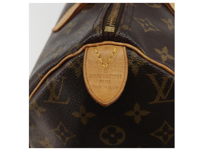 LOUIS VUITTON Borsa a Mano Monogram Speedy 30 M41526 LV Auth ka5172A Monogramma - vista 19