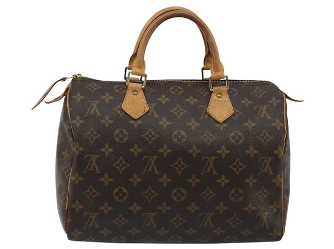 LOUIS VUITTON Borsa a Mano Monogram Speedy 30 M41526 LV Auth ka5172A Monogramma - vista 2