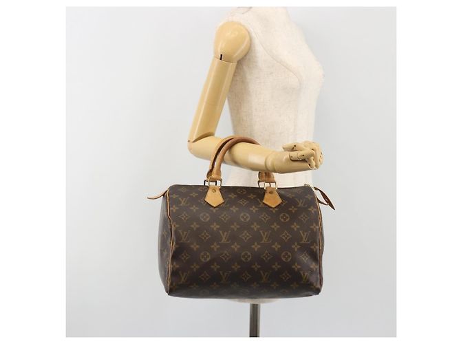 LOUIS VUITTON Borsa a Mano Monogram Speedy 30 M41526 LV Auth ka5172A Monogramma - vista 23