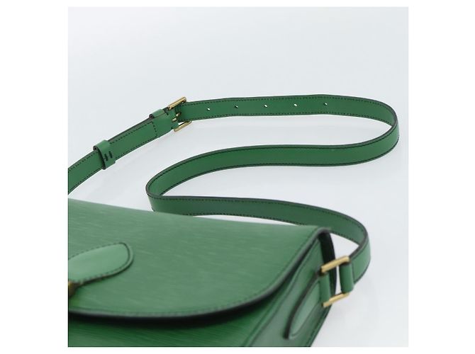 Borsa a Spalla LOUIS VUITTON Epi Saint Cloud GM Verde M52194 LV Auth 191689 - vista 14