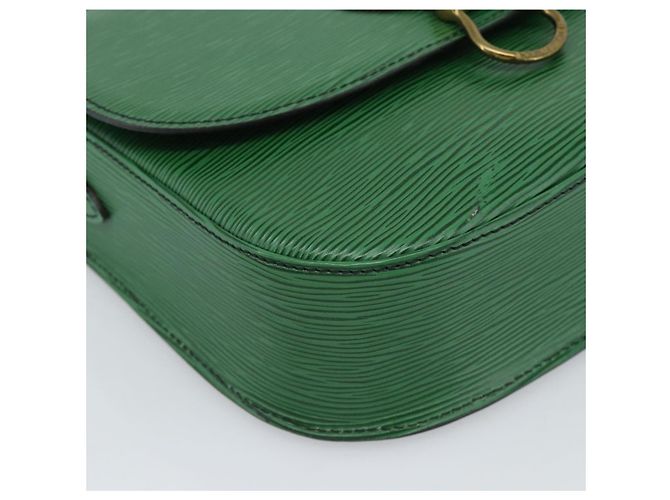 Borsa a Spalla LOUIS VUITTON Epi Saint Cloud GM Verde M52194 LV Auth 191689 - vista 16