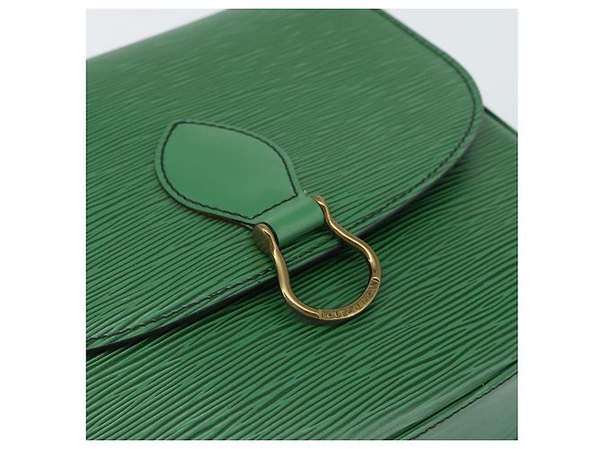 Borsa a Spalla LOUIS VUITTON Epi Saint Cloud GM Verde M52194 LV Auth 191689 - vista 19