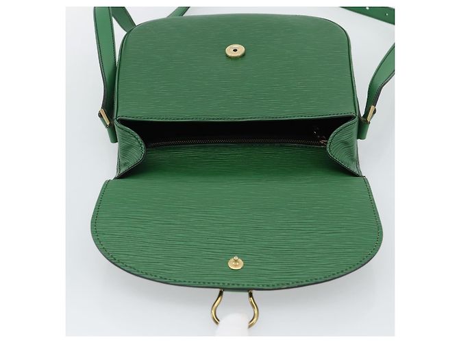 Borsa a Spalla LOUIS VUITTON Epi Saint Cloud GM Verde M52194 LV Auth 191689 - vista 20