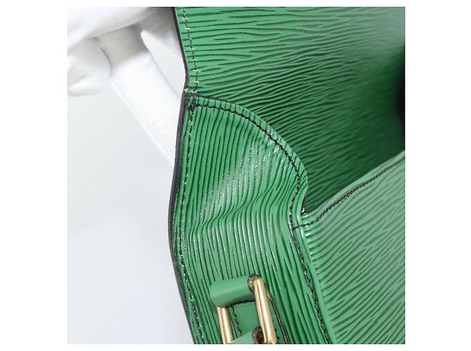 Borsa a Spalla LOUIS VUITTON Epi Saint Cloud GM Verde M52194 LV Auth 191689 - vista 21