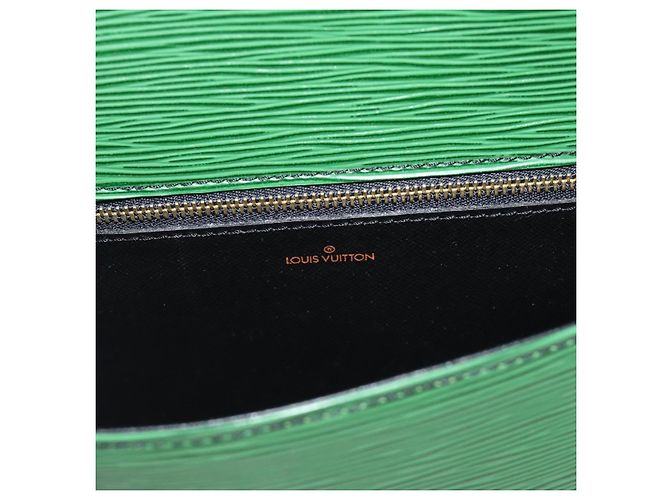 Borsa a Spalla LOUIS VUITTON Epi Saint Cloud GM Verde M52194 LV Auth 191689 - vista 22