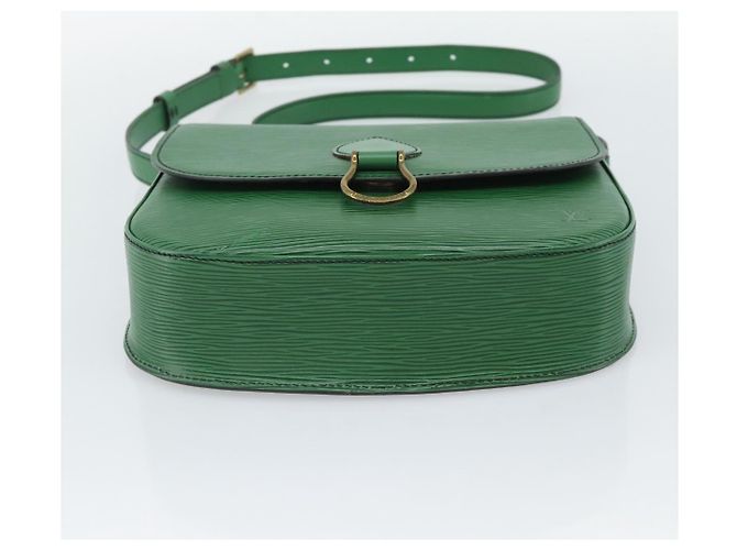 Borsa a Spalla LOUIS VUITTON Epi Saint Cloud GM Verde M52194 LV Auth 191689 - vista 5