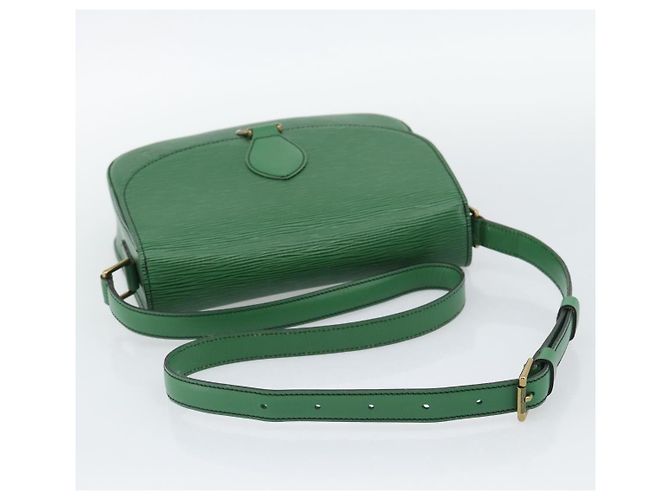 Borsa a Spalla LOUIS VUITTON Epi Saint Cloud GM Verde M52194 LV Auth 191689 - vista 7
