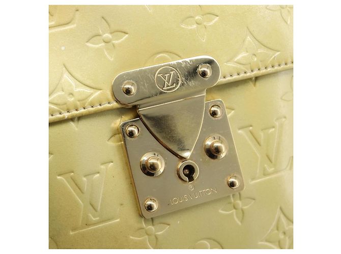 LOUIS VUITTON Monogram Vernis Spring street Hand Bag Gris M91029 LV Auth 190661 Grigio - vista 18
