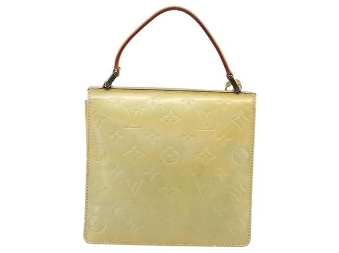 LOUIS VUITTON Monogram Vernis Spring street Hand Bag Gris M91029 LV Auth 190661 Grigio - vista 2
