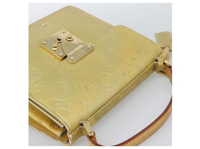 LOUIS VUITTON Monogram Vernis Spring street Hand Bag Gris M91029 LV Auth 190661 Grigio - vista 6