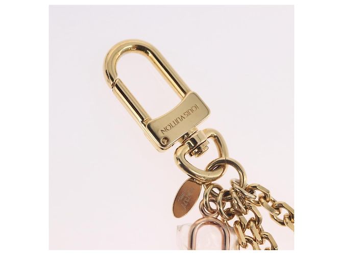 LOUIS VUITTON Portachiavi CaleidoV Metallo Oro Argento M67377 LV Auth 191624M - vista 10