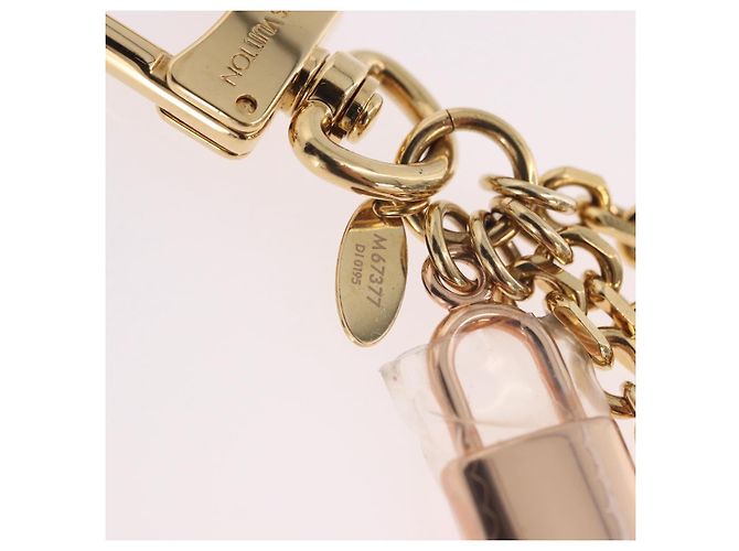 LOUIS VUITTON Portachiavi CaleidoV Metallo Oro Argento M67377 LV Auth 191624M - vista 11