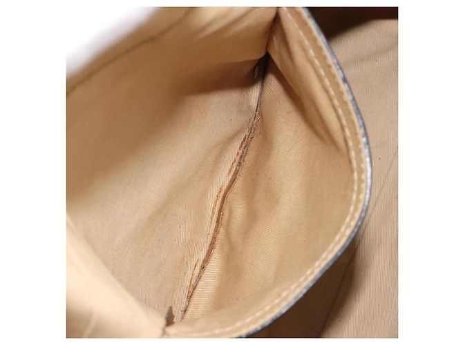 Chloé Borsa Chloe Paraty in pelle marrone oro Auth bs35996 D'oro - vista 21