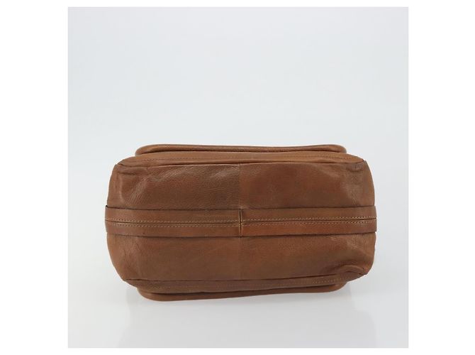 Chloé Borsa Chloe Paraty in pelle marrone oro Auth bs35996 D'oro - vista 5