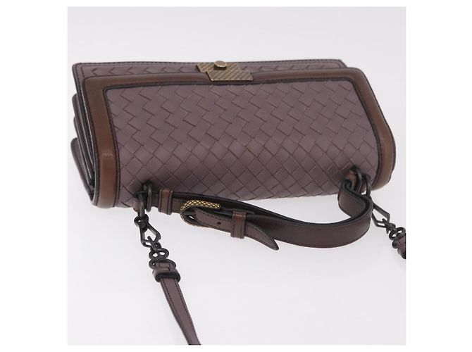 Borsa BOTTEGA VENETA INTRECCIATO 2way Viola Autentica BA13933A Porpora - vista 6