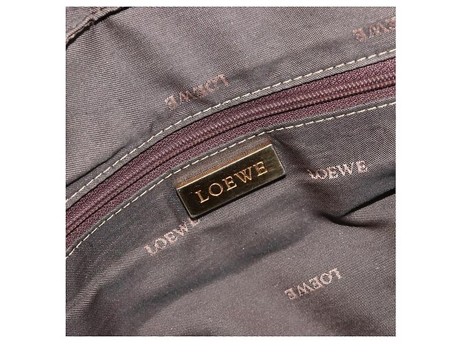 Borsa LOEWE Anagram Amazona 36 in Pelle Oro Autentica 190941 D'oro - vista 19