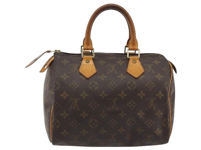 LOUIS VUITTON Borsa Monogram Speedy 25 M41528 LV Auth BA13754A Monogramma - vista 2