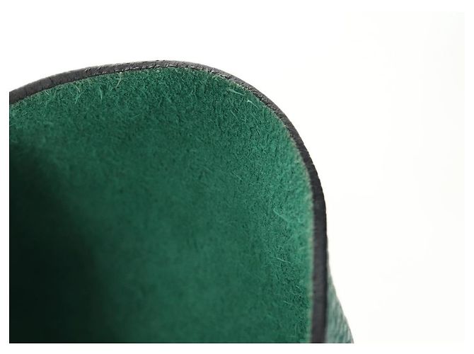 Hermès Borsa HERMES Picotan Lock GM in Taurillon Clemence Verde Argento Autentica 190070SAM - vista 10