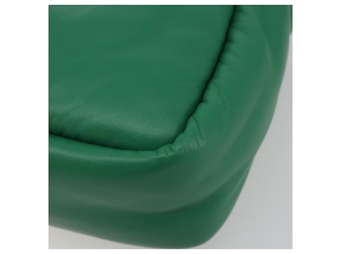 Borsa PRADA in pelle 2way Verde Argento Auth 191471SM - vista 15