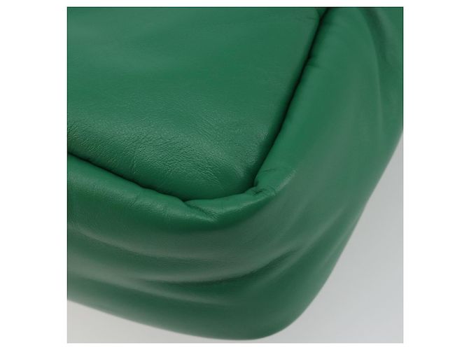 Borsa PRADA in pelle 2way Verde Argento Auth 191471SM - vista 17