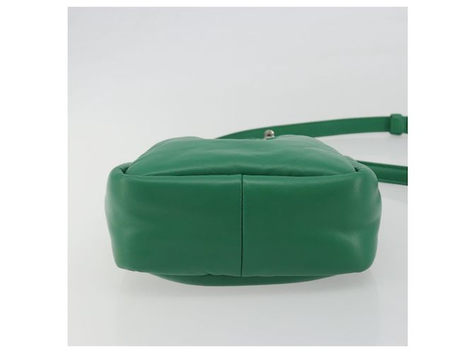 Borsa PRADA in pelle 2way Verde Argento Auth 191471SM - vista 5