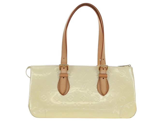 LOUIS VUITTON Borsa Monogram Vernis Rosewood Avenue Perle M93508 Auth 190840SAV - vista 2