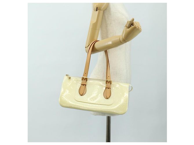 LOUIS VUITTON Borsa Monogram Vernis Rosewood Avenue Perle M93508 Auth 190840SAV - vista 26