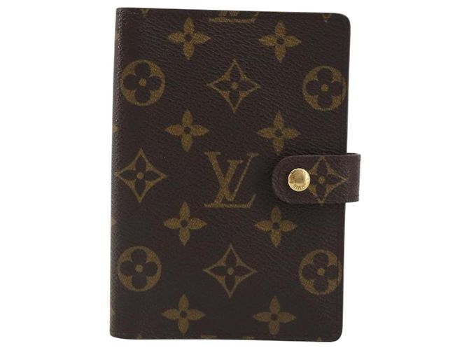 LOUIS VUITTON Monogram Agenda PM Day Planner Cover R20005 LV Auth BA14037 Monograma - vista 13