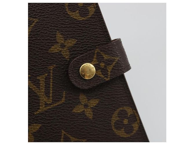 LOUIS VUITTON Monogram Agenda PM Day Planner Cover R20005 LV Auth BA14037 Monograma - vista 17