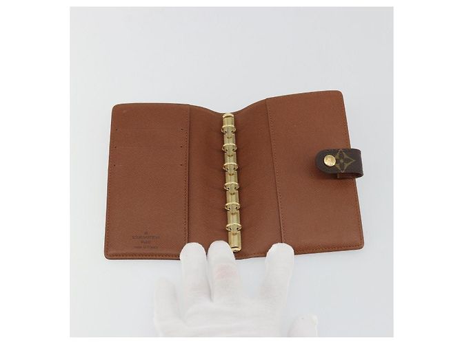 LOUIS VUITTON Monogram Agenda PM Day Planner Cover R20005 LV Auth BA14037 Monograma - vista 8