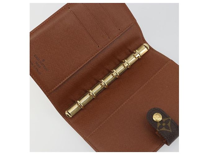 LOUIS VUITTON Monogram Agenda PM Day Planner Cover R20005 LV Auth BA14037 Monograma - vista 9
